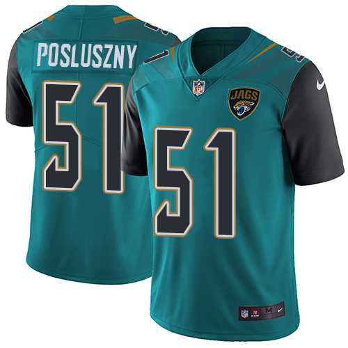 Nike Jacksonville Jaguars #51 Paul Posluszny Teal Green Team Color NFL Vapor Untouchable Limited Jersey,We sell and wholesale Nike Jacksonville Jaguars #51 Paul Posluszny Teal Green Team Color NFL Vapor Untouchable Limited Jersey on line form chian!